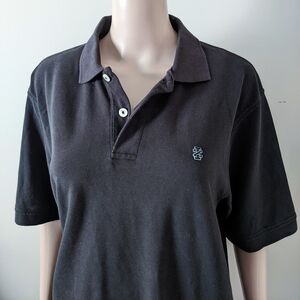 Izod Black Polo Tshirt, Men's Medium